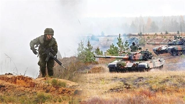 Ukrayna hərbçiləri NATO qüvvələrinə "qalib gəldi"