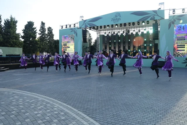 Zeytun Festivalının açılışı olub - Foto