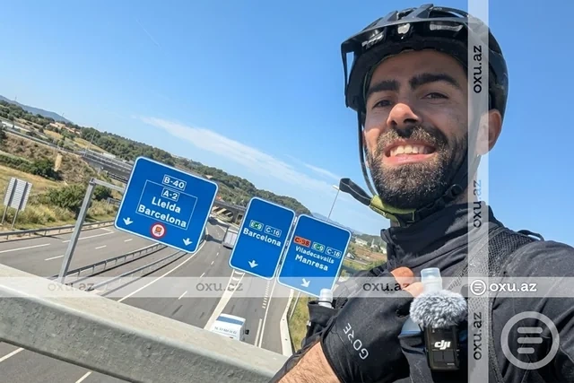 12 ölkə, 12 min kilometr: Avropanı pedal-pedal gəzən azərbaycanlının maraqlı hekayəsi - MÜSAHİBƏ - FOTO