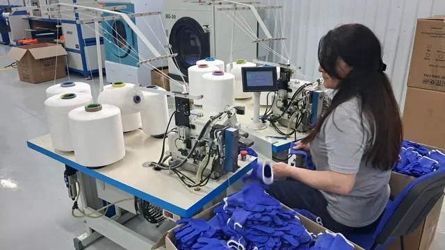 Xankəndidə 3.5 milyon manat investisiya ilə əlcək fabriki fəaliyyətə başlayıb - FOTO