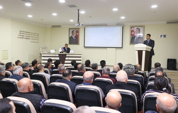 Sahibkarlarla növbəti görüş Şirvan rayonunda keçirilib