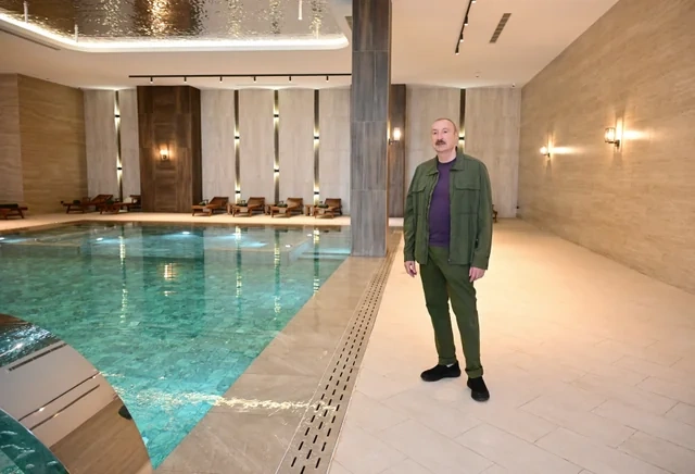 Prezident "Xankəndi" hotelinin açılışında iştirak edib - FOTO