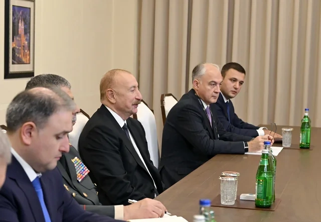 İlham Əliyev Birləşmiş Krallığın müdafiə üzrə dövlət nazirini qəbul edib - FOTO