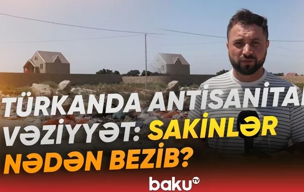Xəzərdə antisanitar vəziyyət: Zibil qutularının olmaması narazılıq yaradır - VİDEO