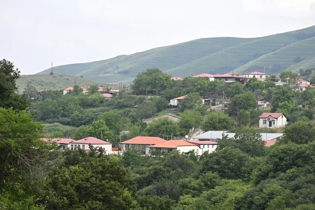 İlham Əliyev Xocavənd rayonunun Quzeyxırman kəndində olub - FOTO
