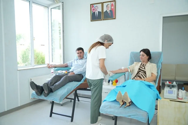 Anım Gününə həsr olunmuş qanvermə aksiyası keçirilib - FOTO