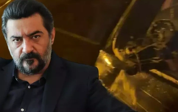 Məşhur türkiyəli aktyor avtomobil qəzasına düşüb