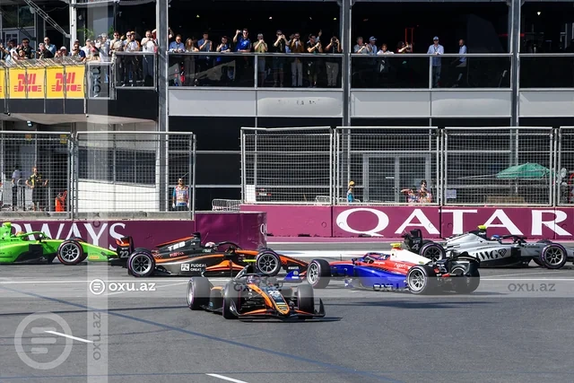 "Formula-2" üzrə Azərbaycan Qran-prisində qaliblər mükafatlandırıldılar - FOTO