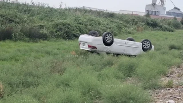 Bərdədə zəncirvari qəza: Dörd nəfər xəsarət alıb - FOTO