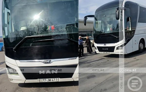 İDDİA: Xaçmazda onlayn bilet alan sərnişinlər avtobusa buraxılmayıblar - VİDEO