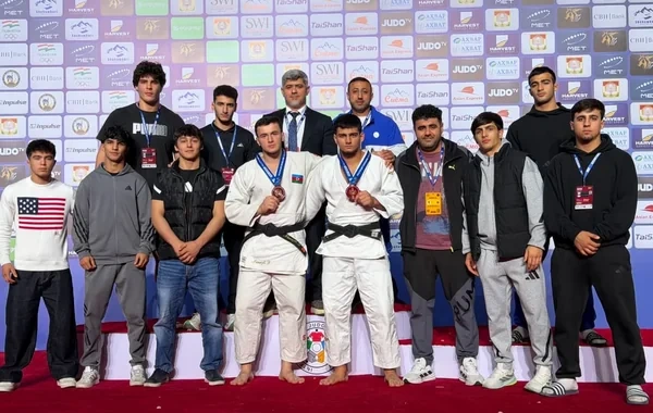 Azərbaycan millisi cüdo üzrə turniri beş medalla başa vurdu - Foto