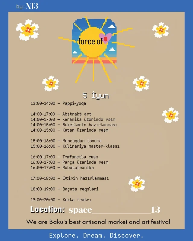 Bakıda "Force of Love" 2026 yay festivalı keçiriləcək