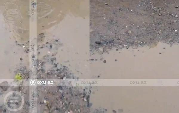 Biləsuvarda güclü yağış yağdı, bazar su altında qaldı - Video
