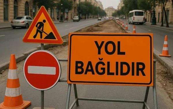 Bakıda daha bir yolda hərəkət məhdudlaşdırıla bilər