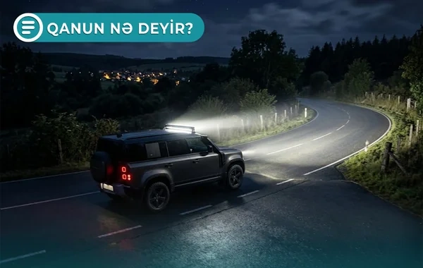 Bəzi hallarda avtomobillərdə projektordan istifadə edilməsinə icazə verilir - Qanun nə deyir? - VİDEO