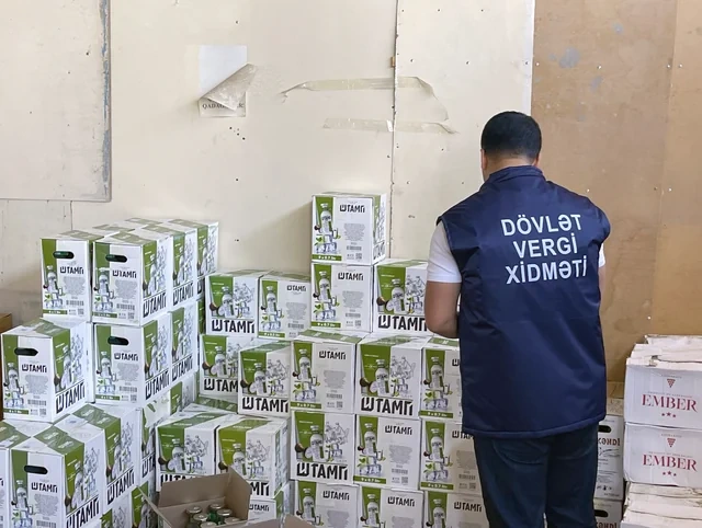 Naxçıvanda külli miqdarda saxta aksiz markalı alkoqollu içkilər aşkar edilib - FOTO