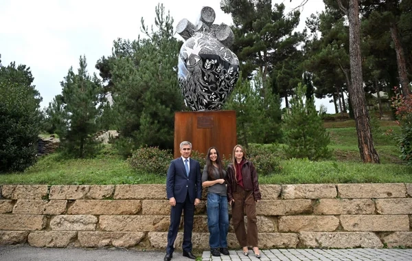 Leyla Əliyeva Şamaxıda "Capybara Azerbaijan" fermasında olub - Foto