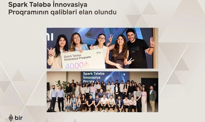 “Spark Tələbə İnnovasiya Proqramı”nın qalibləri elan edildi