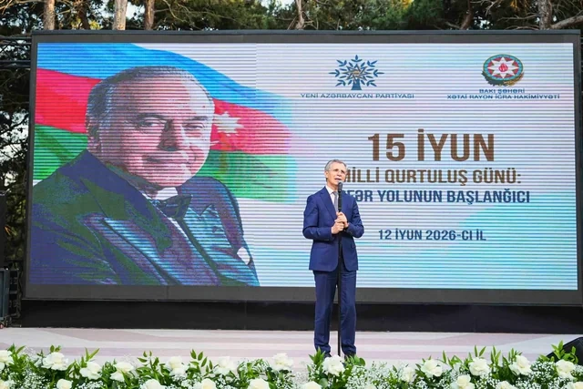 Xətai rayonunda 15 İyun - Milli Qurtuluş Günü qeyd olunub - FOTO - VİDEO
