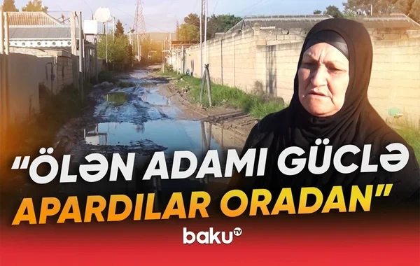 Yol problemi sakinlərin əsəbini tarıma çəkdi: "Heç bir tədbir görmürlər" - VİDEO