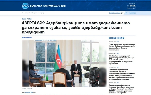 Dünya mediası İlham Əliyevin yerli televiziya kanallarına müsahibəsini işıqlandırmaqda davam edir