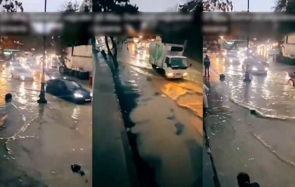 Qarlı havaya hazırlaşan Bakı yağışa TƏSLİM OLDU - Xidmətdən yaranan vəziyyətə REAKSİYA