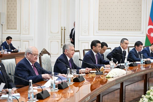 Azərbaycan və Özbəkistan Ali Dövlətlərarası Şuranın 3-cü iclası keçirilib - FOTO - VİDEO