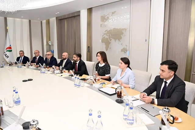 SOCAR, "TotalEnergies" və XRG rəhbərləri arasında görüş keçirilib - FOTO
