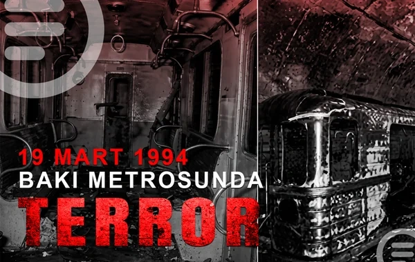 Metronun "20 Yanvar" stansiyasında törədilən terror aktından 32 il keçir