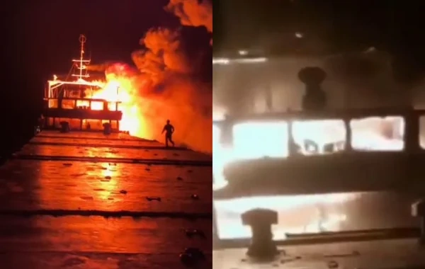 Qara dənizdə üç yük gəmisinə PUA hücumu: İtkilər var - FOTO - VİDEO