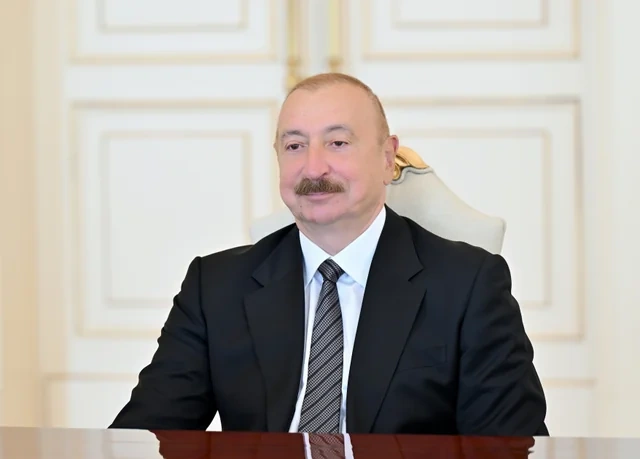 Prezident İlham Əliyev İordaniya Nümayəndələr Palatasının nümayəndə heyətini qəbul edib - FOTO