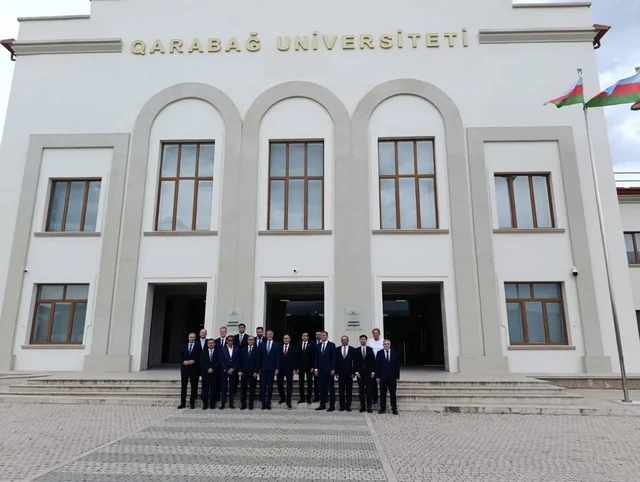 Rixard Raşi Xankəndidə quruculuq işləri ilə tanış olub - FOTO