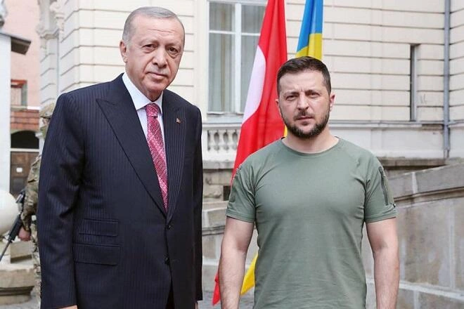 Zelenski Ərdoğana təşəkkür etdi