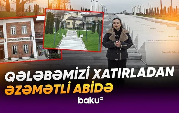 Xankəndinin gözəlliyinə xüsusi rəng qatan Zəfər parkı: Füsunkar GÖRÜNTÜ