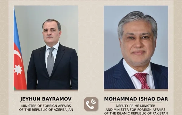 Ceyhun Bayramov ilə İshaq Dar arasında telefon danışığı olub