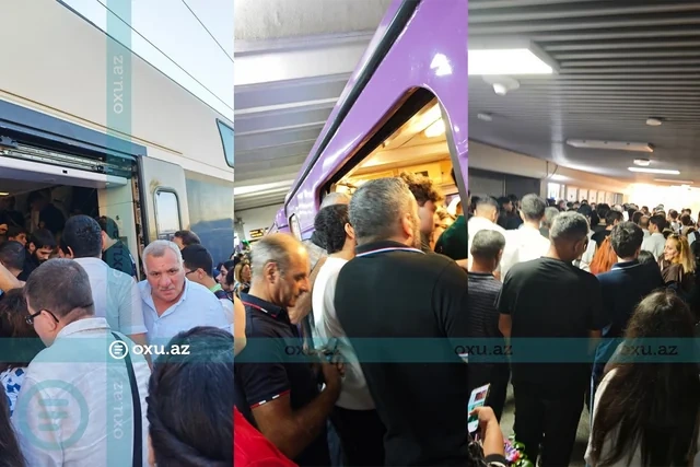 Bakı yollarında Bilik Günü sıxlığı: Metroda, qatarda və yollarda vəziyyət - FOTO - VİDEO