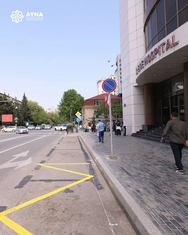 Bakının daha bir küçəsində minib-düşmə yeri təşkil edildi