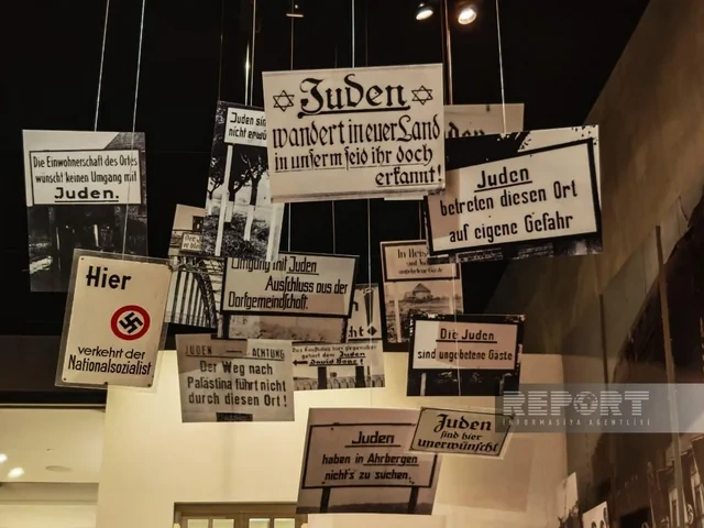 Azərbaycanlı jurnalistlər İsraildə Holokost muzeyini ziyarət ediblər - FOTO