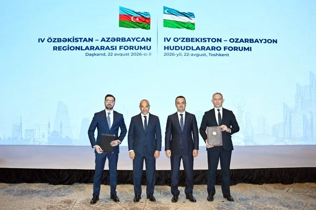 Özbəkistan-Azərbaycan Regionlararası Forumu keçirilib - FOTO