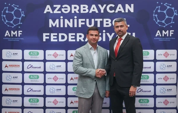 Orxan Məmmədov Dünya Minifutbol Federasiyasının prezidenti ilə görüşüb - FOTO