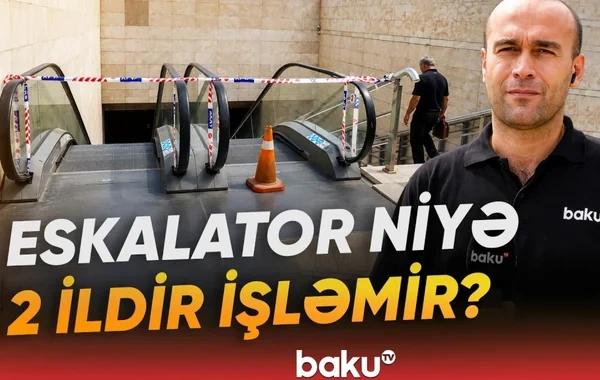 Bulvara gedən yoldakı eskalatordan hansı qurum məsuldur? - VİDEO