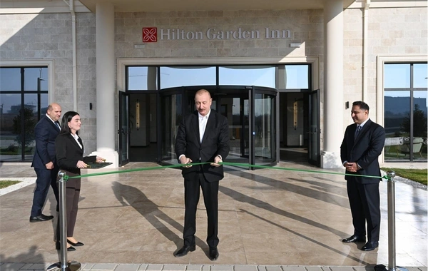 "TABIA Group" Ağdamda ikinci böyük qonaqpərvərlik layihəsi olan "Hilton Garden Inn Agdam" hotelinin açılışını həyata keçirdi