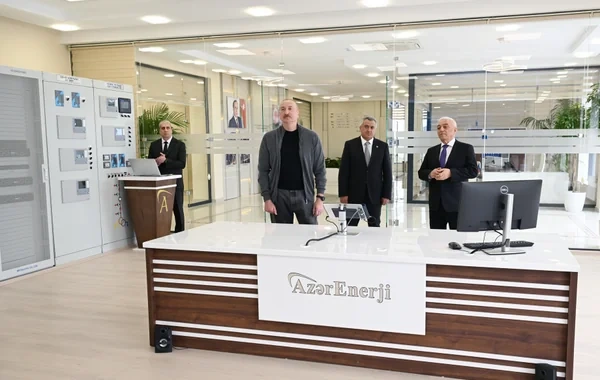Prezident "Abşeron" Batareya Enerji Saxlanc Mərkəzinin açılışında iştirak edib - FOTO