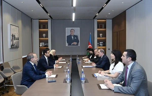 Ceyhun Bayramov Abraham Hamade ilə TRIPP layihəsini müzakirə edib - FOTO
