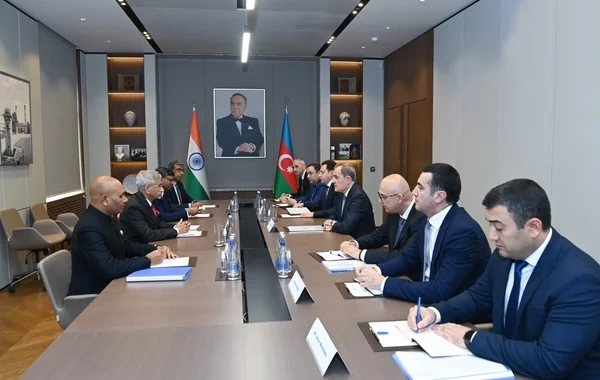 Ceyhun Bayramov hindistanlı həmkarı ilə görüşdü: Nələr müzakirə edildi? - Foto