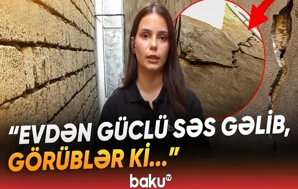 Binəqədidə sakinləri evlərindən didərgin salan hadisə - Video