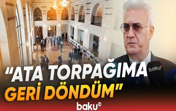 Tamer Karadağlı: "Azərbaycanda olduğum üçün çox xoşbəxtəm, yenidən ata torpağıma qayıtdım"  - VİDEO