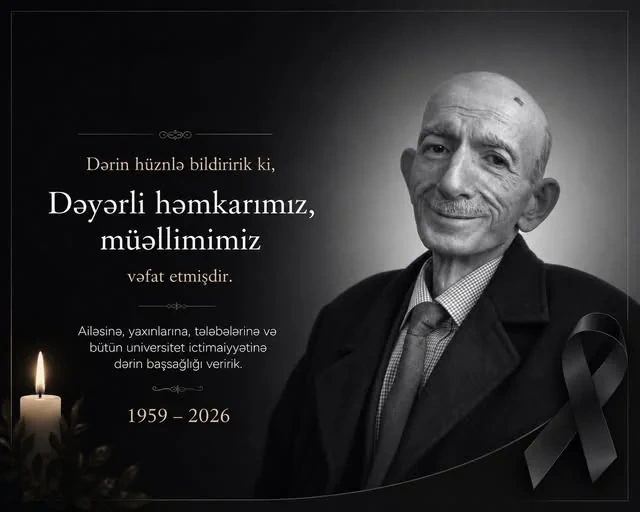 Azərbaycanda baş müəllim VƏFAT ETDİ - FOTO