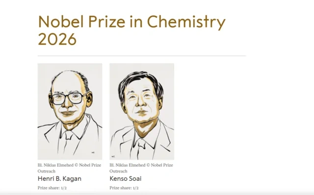 2026-cı il kimya üzrə Nobel mükafatının qalibləri açıqlandı