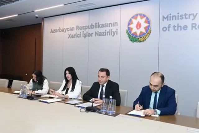 Elnur Məmmədov ABŞ-nin Ermənistandakı müvəqqəti işlər vəkili ilə TRIPP-in icrasını müzakirə edib - FOTO